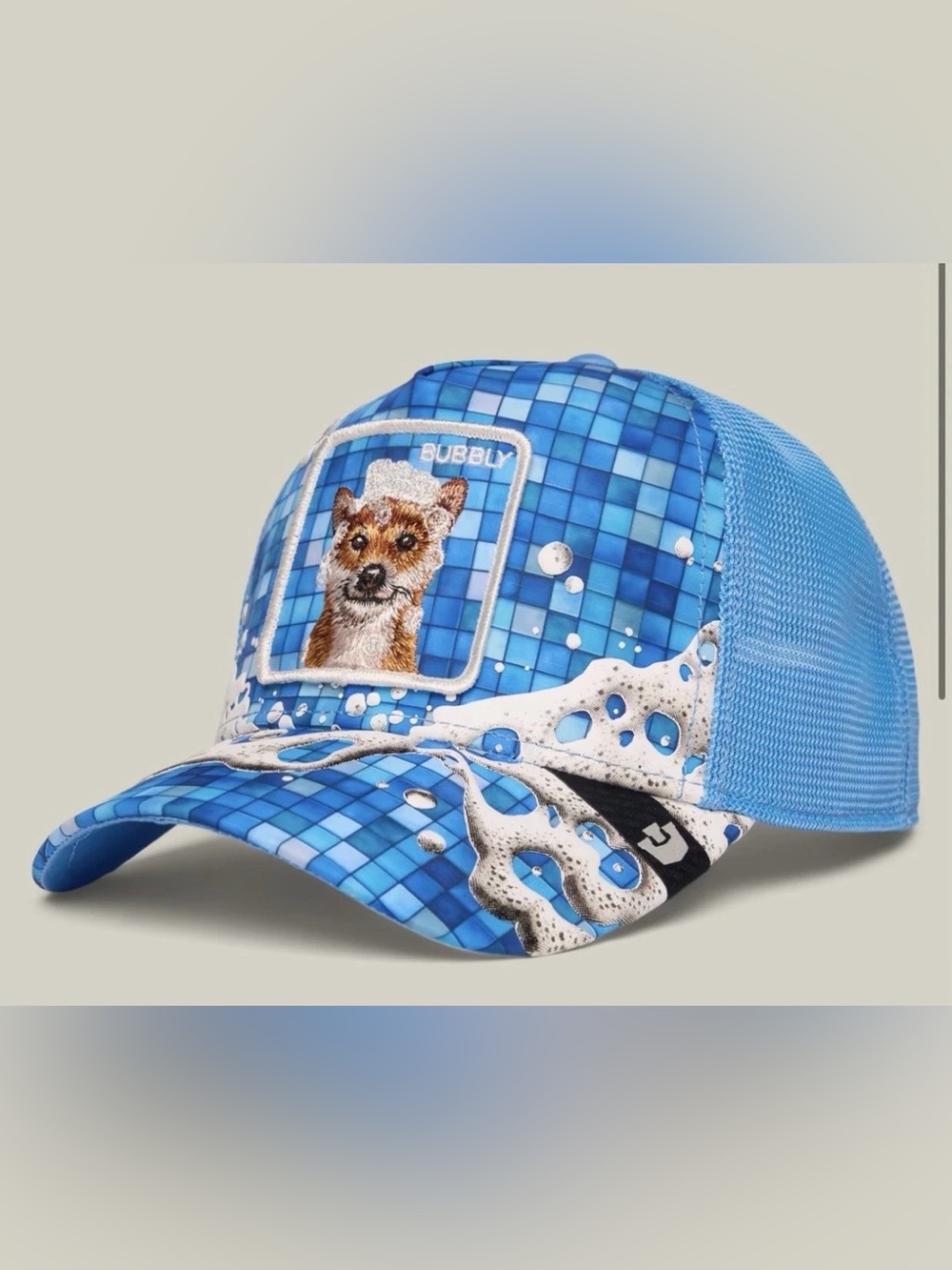 Goorin Bros. “SQUEAKY CLEAN” Bubbly. Dog Trucker Hat Cap SnapBack-New